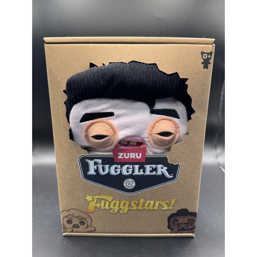 Zuru Fuggler Fuggstars Greazee Plush Monster Funny‎ Ugly Monster NIB 15754E